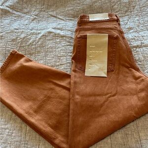 Everlane Jeans Rust Brown
